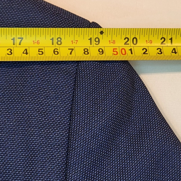 Zara Elegant Blue Men's Blazer Size 42 - Picture 10 of 11